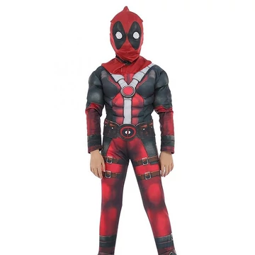Deadpool marvel Hős  izmosított jelmez több méretben