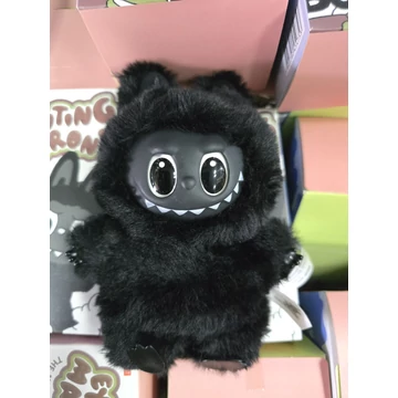 Labubu Exciting Macaron Fekete plüss  Labubu Exciting Macaron Fekete plüss