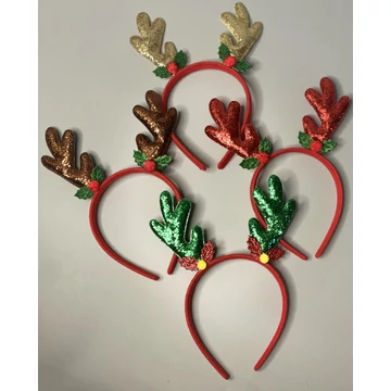 Rénszarvas csillogó fejpánt