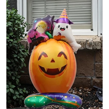 Halloween Szellem és Tök – Fólia Lufi 85 cm