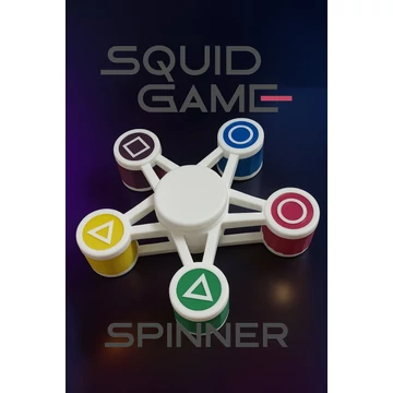 Gongi Spinner – Squid Game Inspirált Kézügyességi és Pörgethető Játék