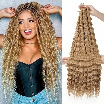 Brazil deep twist szintetikus fonható póthaj – extra hosszú, 3 csomagos akció (70 cm / 300 g)