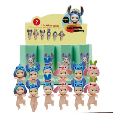 Stitch dekoratív mini figurák – Gyűjthető meglepetésfigurák Sonny angel