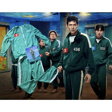 Squid Game jelmez – tréningruha szett gyerek és felnőtt méretben (S–2XL)