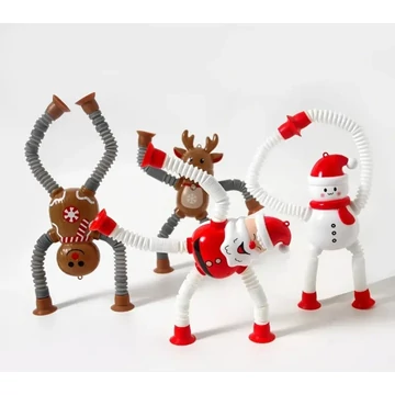 Flexibilis Karácsonyi Figura Szett – Tapadókorongos, Mozgatható Játék/Dekoráció Flexibilis Karácsonyi Figura Szett – Tapadókorongos, Mozgatható Játék/Dekoráció