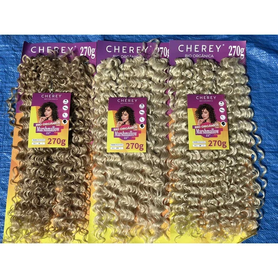 CHEREY Marshmallow 22" – Bio Organica brazil haj 270g – #15 / #613 / #88 szőke árnyalatok