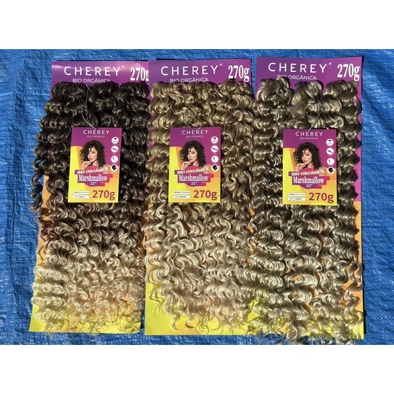 CHEREY Marshmallow 22" – Bio Organica brazil haj 270g – T4/30/613, T27/613, T18/56C színek