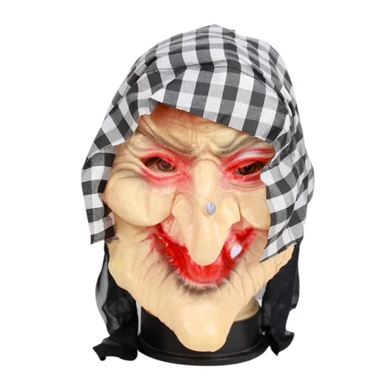 Rémisztő  Boszorkány  maszk Halloween 
