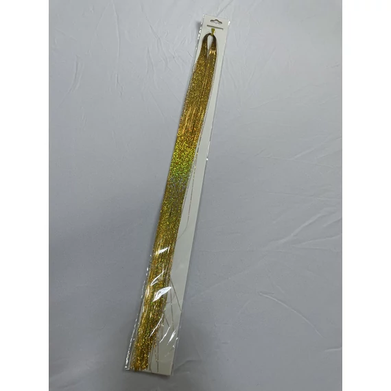 Glitter szál arany 