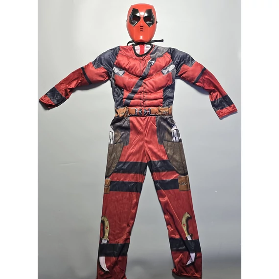Deadpool jelmez maszk + overál – gyerek méret (S/M/L)