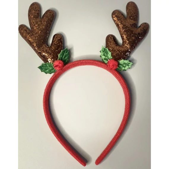 Rénszarvas csillogó fejpánt