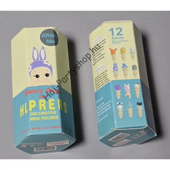 Sonny Angel Hlprers dekoratív mini figurák – Gyűjthető meglepetésfigurák