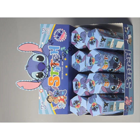 Stitch dekoratív mini figurák – Gyűjthető meglepetésfigurák Sonny angel