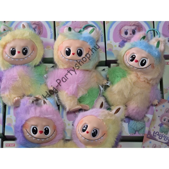 Labubu - Rainbow Dream meglepetés plüssfigura (vakdobozos)