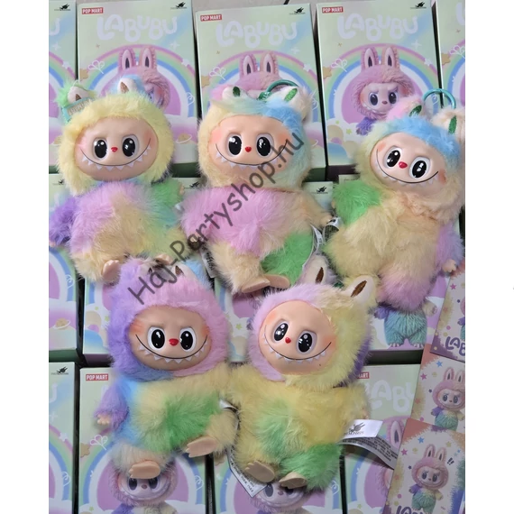 Labubu - Rainbow Dream meglepetés plüssfigura (vakdobozos)