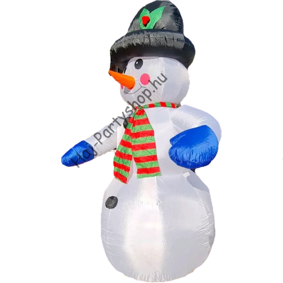 Felfújható Mikulás LED világítással – 120 cm / 150 cm / 180 cm