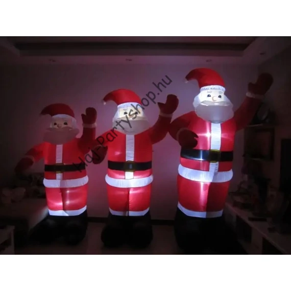 Felfújható Mikulás LED világítással –  / 150 cm / 180 cm/240 cm