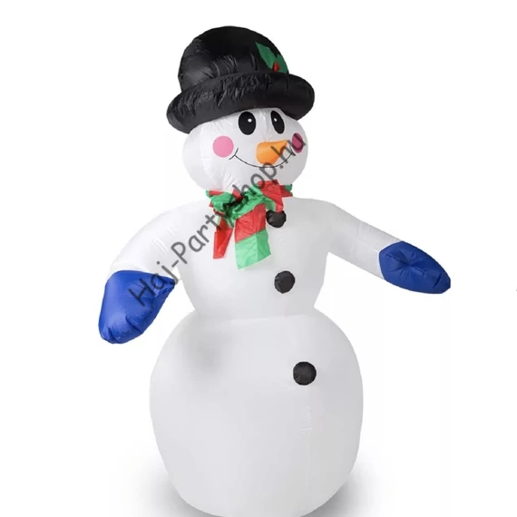 Felfújható Mikulás LED világítással – 120 cm / 150 cm / 180 cm