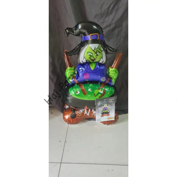 Halloween Boszorkány Üsttel – Fólia Lufi 90 cm