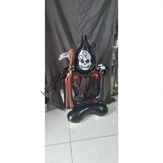 Halloween Kaszás Fólia Lufi – 120 cm