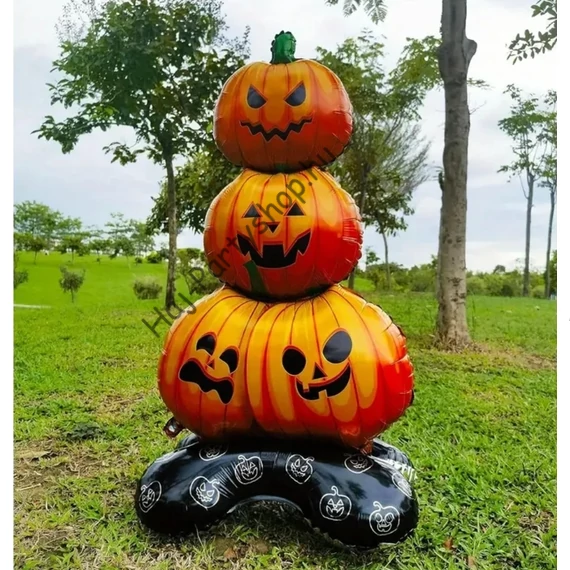 Halloween Három Tök – Fólia Lufi 90 cm