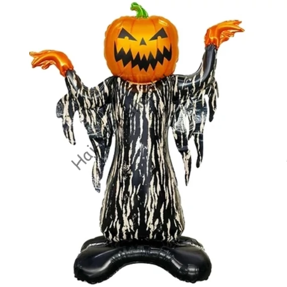 Halloween Tökfejű Szellem – Fólia Lufi 110 cm