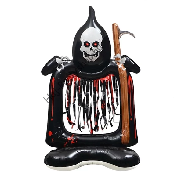 Halloween Kaszás Fólia Lufi – 120 cm