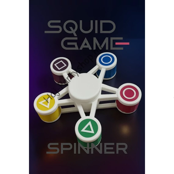Gongi Spinner – Squid Game Inspirált Kézügyességi és Pörgethető Játék