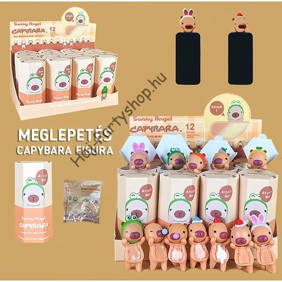 Sonny Angel Capybara – Dekoratív Meglepetésfigura (12-féle)