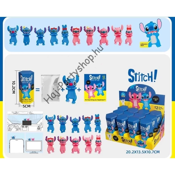 Stitch dekoratív mini figurák – Gyűjthető meglepetésfigurák Sonny angel