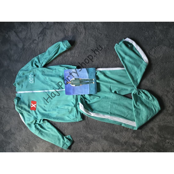 Squid Game jelmez – tréningruha szett gyerek és felnőtt méretben (S–2XL)