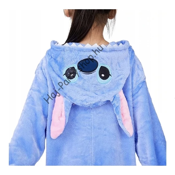Gyermek Stitch jelmez – plüss kapucnis kezeslábas több méretben