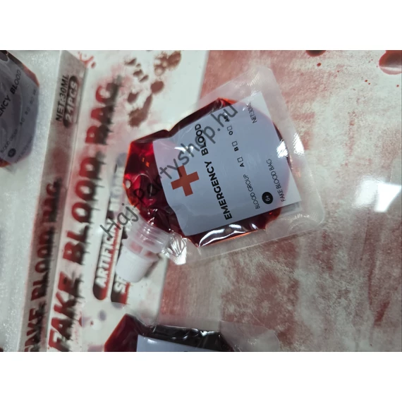 Művér Tasak ("Fake Blood Bag") – Speciális Effekt Művér Jelmez Kiegészítő