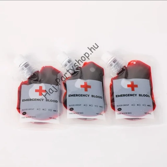 Művér Tasak ("Fake Blood Bag") – Speciális Effekt Művér Jelmez Kiegészítő