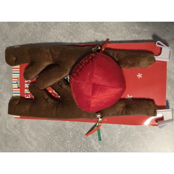 Rénszarvas Autódísz Szett – Piros Orr + 2 db Agancs (Minden Autóra!)