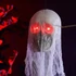 Kép 3/3 - Koponya világító szemű  halloween dekoráció 