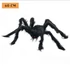 Kép 5/7 - Halloween óriáspók dekoráció – fekete szőrös pók piros szemekkel (30 / 60 / 75 / 150 cm)
