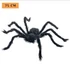 Kép 6/7 - Halloween óriáspók dekoráció – fekete szőrös pók piros szemekkel (30 / 60 / 75 / 150 cm)