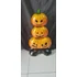 Kép 2/4 - Halloween Három Tök – Fólia Lufi 90 cm