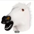 Kép 2/2 - Vicces Fehér Lófej Maszk – Realisztikus Gumimaszk Farsangra és Partyra