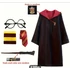 Kép 2/6 - Harry Potter jelmez szett – köpeny, varázspálca, sál, nyakkendő és szemüveg (4 stílus)