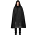 Kép 4/5 - Fekete  Köpeny Kapucnival – Gyerek és Felnőtt Méretben 