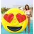 Kép 5/8 - Óriási Emoji Ülőmatrac – Vidám felfújható karikás matrac nyárra (150 cm