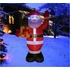 Kép 1/5 - Felfújható Mikulás ajándékkal, világítással – kültéri karácsonyi dekoráció (180 cm)