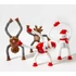 Kép 1/4 - Flexibilis Karácsonyi Figura Szett – Tapadókorongos, Mozgatható Játék/Dekoráció