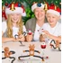 Kép 3/4 - Flexibilis Karácsonyi Figura Szett – Tapadókorongos, Mozgatható Játék/Dekoráció