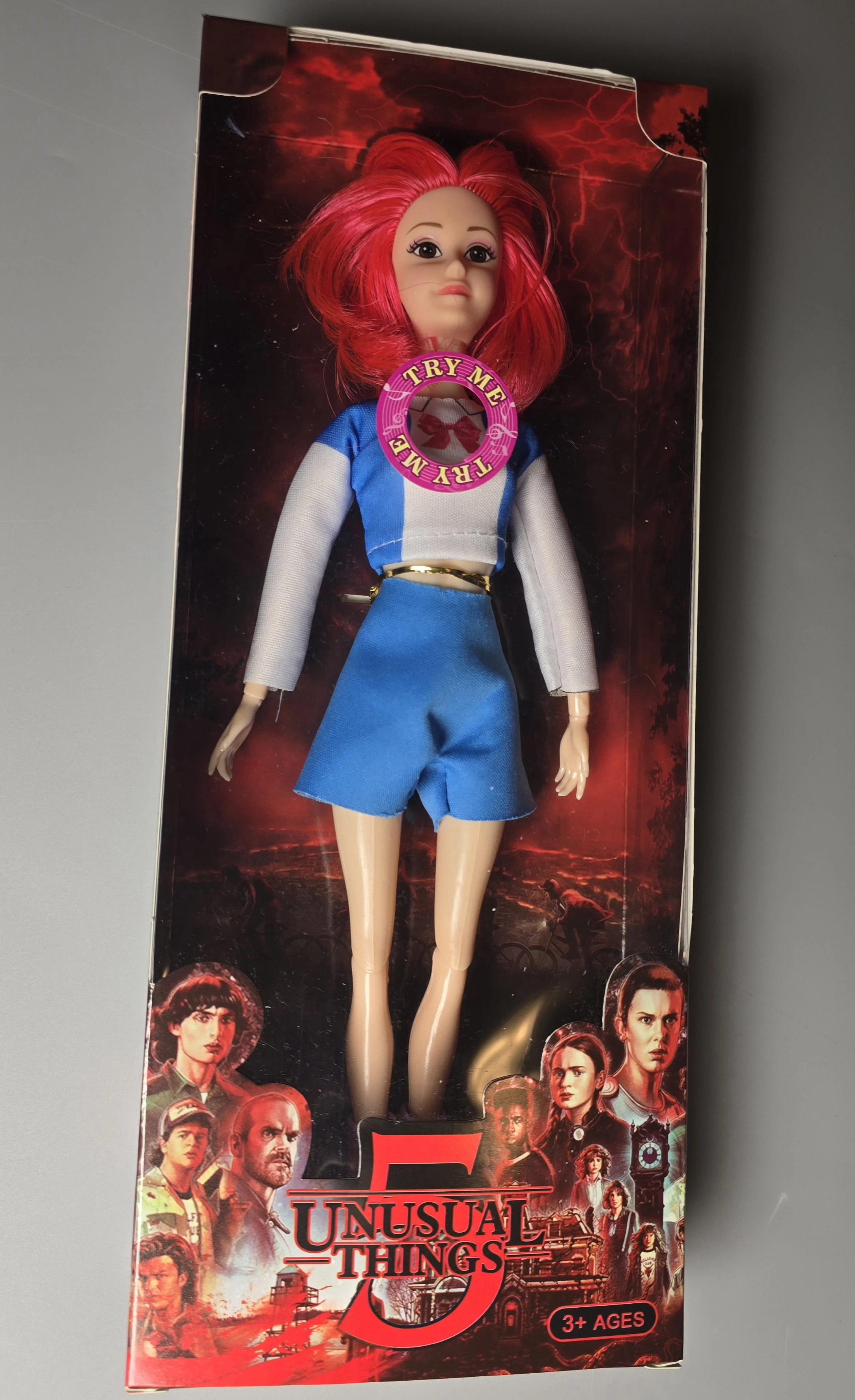 Stranger Things ihlette éneklő baba – Robin Buckley karakter - haj ...